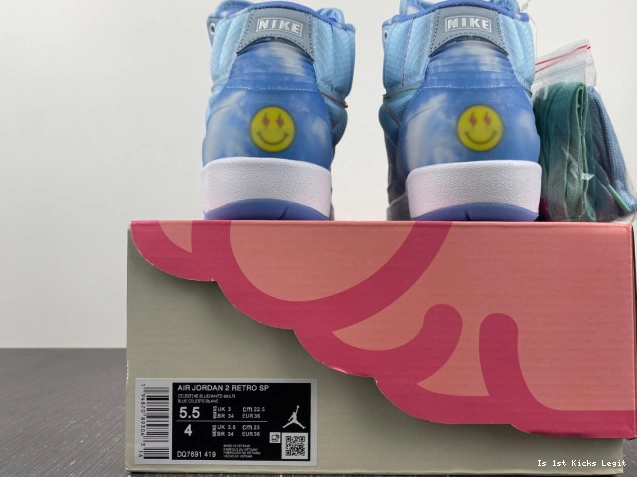 Jordan J 2 Retro Balvin DQ7691-419 0804